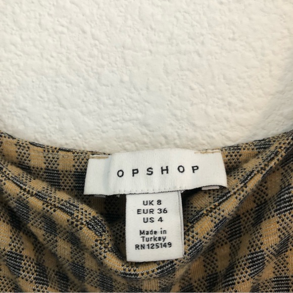 TOPSHOP | plaid belt dress - Picture 4 of 4